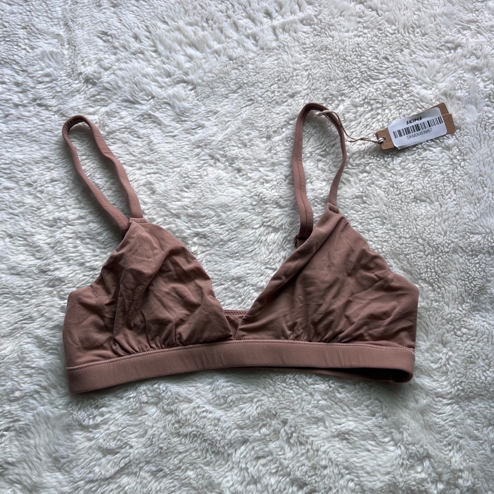 SKIMS Fits Everybody Triangle Bralette Sienna Size XS BR-TRI-2024 New With Tags